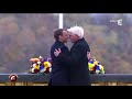 Laccolade entre emmanuel macron et frankwalter steinmeier au hartmannswillerkopf