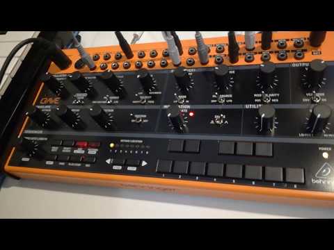 Behringer Crave Novation Bass Station 2 at clockwork