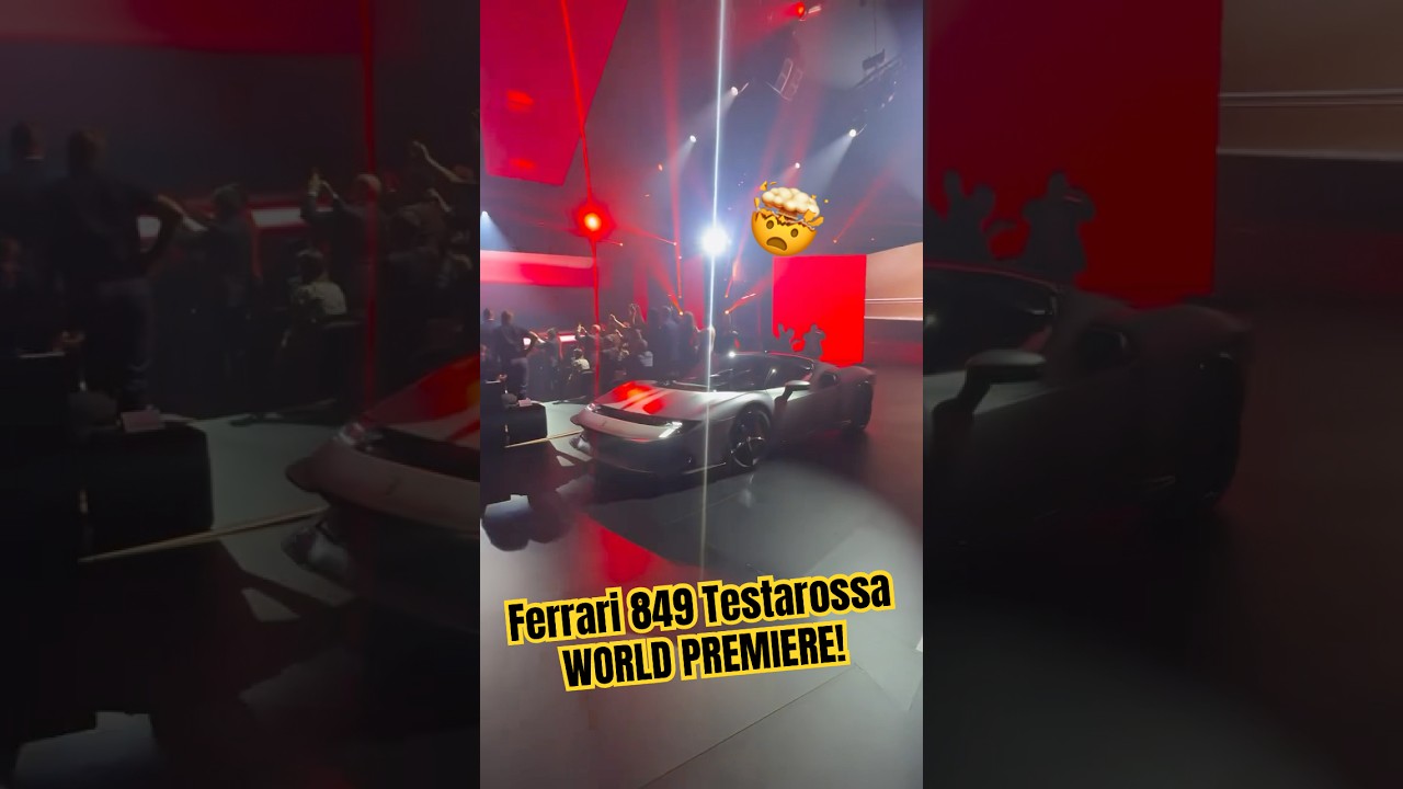 Ferrari 849 Testarossa WORLD PREMIERE! 🔥🇮🇹