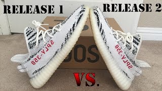 first release yeezy zebra