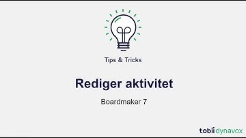 Rediger aktivitet (Boardmaker 7)