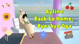 Celand Throwback Vlog | Baby Ayline Back to Home, Bye-bye Opa | Sakura School Simulator