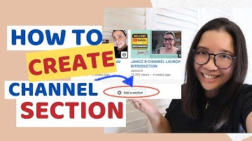 How to create a section on your Youtube Channel