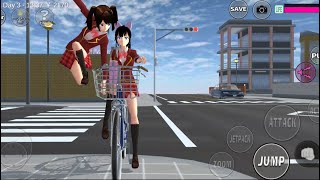 Naik Sepeda Ke Sekolah | Gameplay Sakura School Simulator