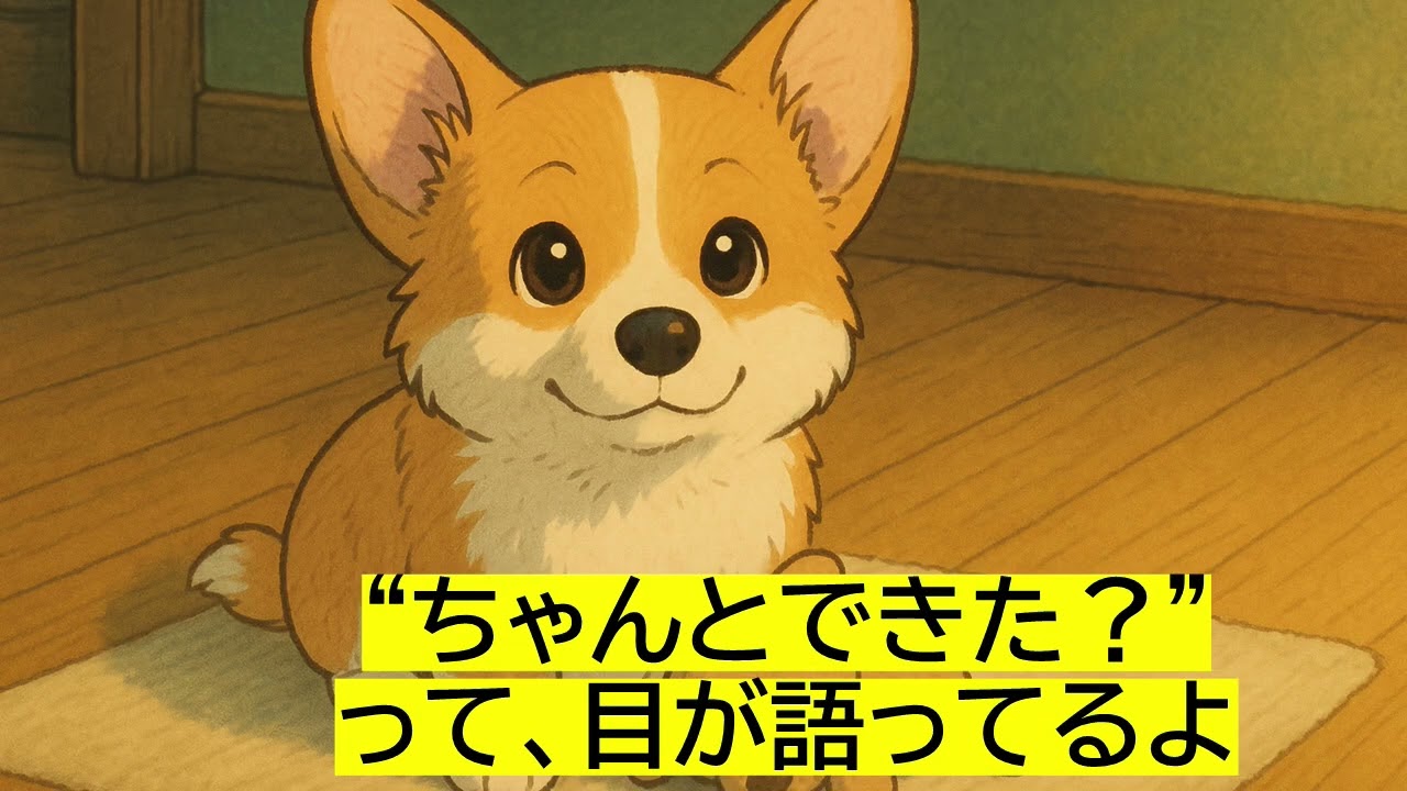 【子犬 トイレ】トイレの成功って、ちゃんと見ててくれてる？