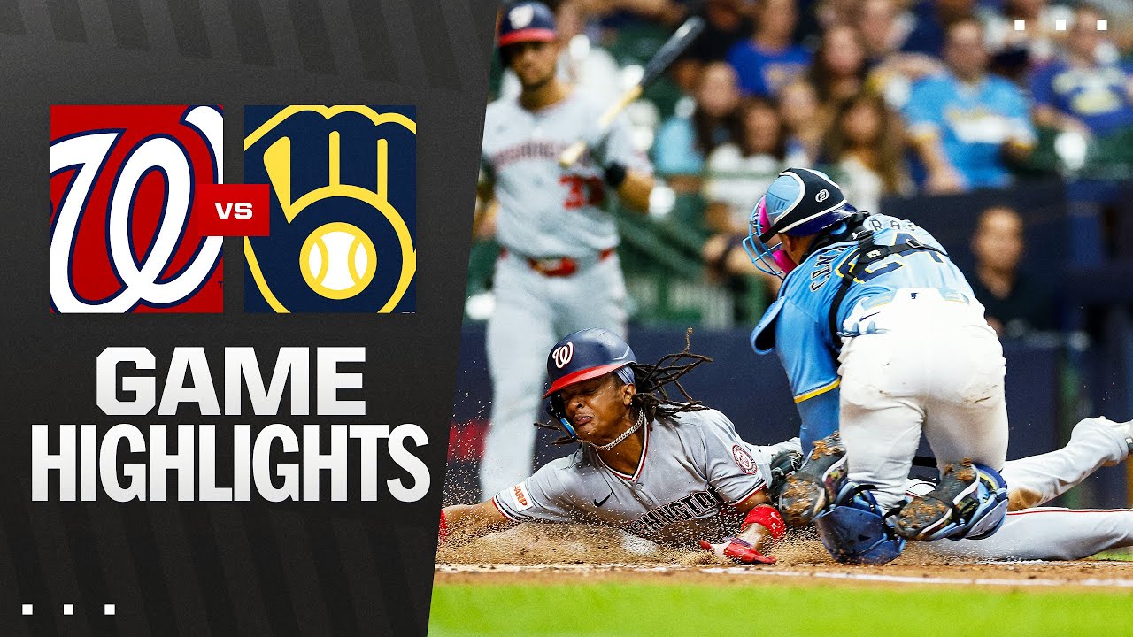 Nationals vs. Brewers Game Highlights (7/11/25) | MLB Highlights
