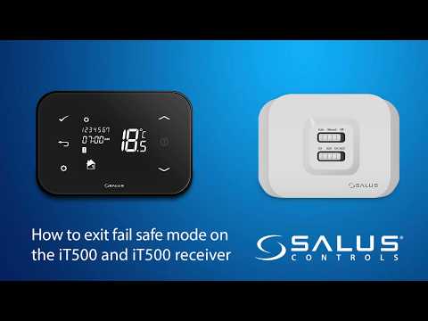 How to exit fail safe mode on the iT500 and iT500 receiver
