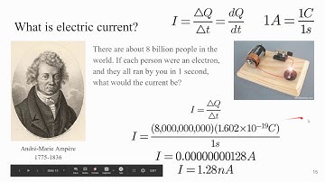 Physics II: Chapter 34 (Electric Current) Slides Part 1 (1 - 27)