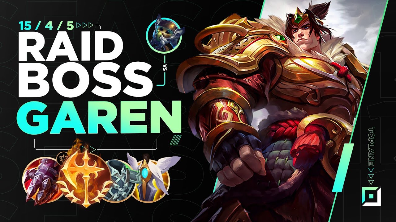 You want a real RAID BOSS GAREN build? Well - here you go. | vs Gnar ...