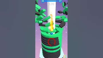 stack Ball All level Gameplay android iOS funy 😂 #shorts #stackball #androidgames