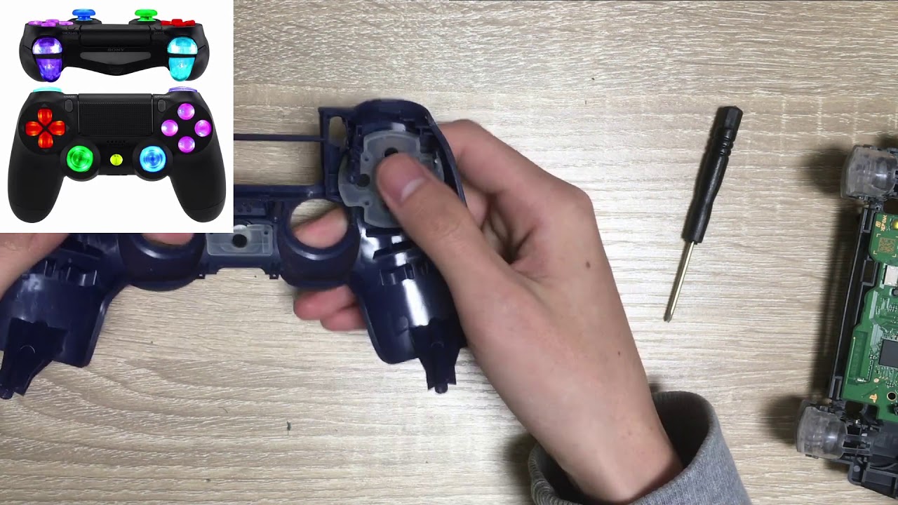 Ps4コントローラーを改造して光らせてみた Youtube Ps4コントローラーを改造して光らせてみた Youtube