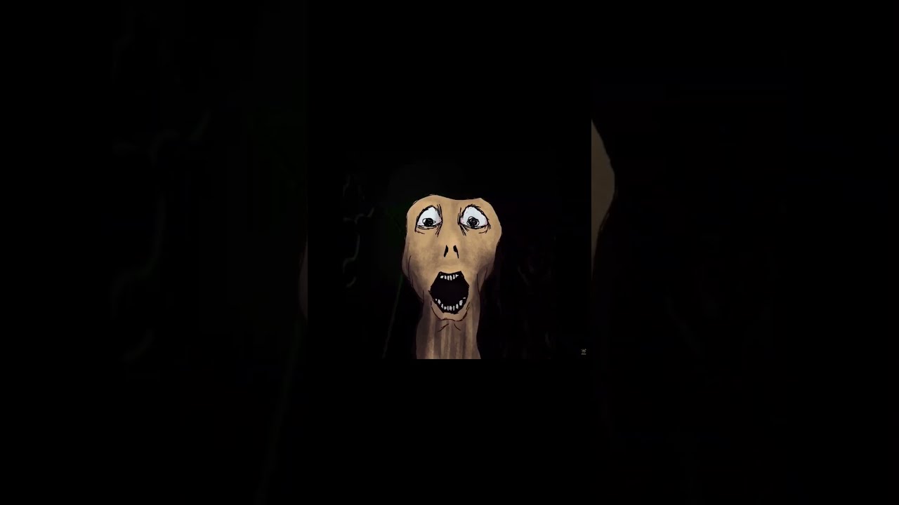 Animated Yelling Creature Shorts Scary