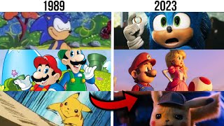 Evolution of Pikachu, Mario, Sonic, Minecraft, Spider Man, Simpsons  #evolution @evolution_mind