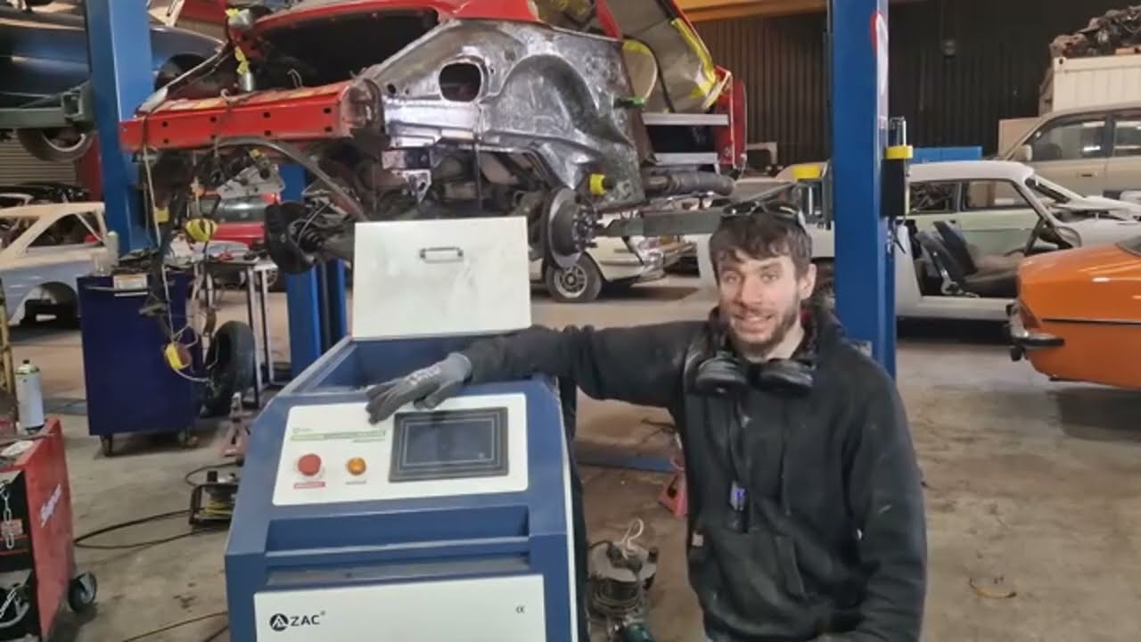 Professional Rust Removal with ZAC 300W Pulse Laser Cleaner | Yorkshire Car Restoration - ZAC Laser