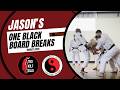 Jason's One Black Board Break - Red Wolf Dojo - Cuong Nhu Martial Arts
