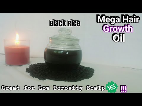 diy-black-rice-oil-|-how-to-make-black-rice-infused-oil