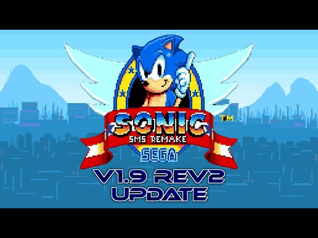 The game is Sonic Sms Remake.Fantastic remake the sonic Master