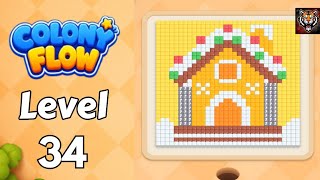 Colony flow Level 34 Walkthrough Solution