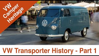 VW Transporter | How the VW T1 split screen became the first VW camper | Volkswagen history