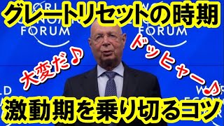 ⭐️グレートリセットの時期。激動期を乗り切るコツ。#バブル崩壊 #経済金融リセット #グレートリセット