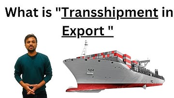 What is Transshipment in Export I #exportimport #simonraks #india #transshipment