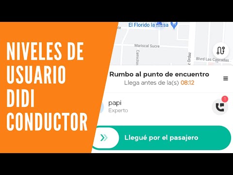 Didi conductor| Niveles de usuarios al aceptar viajes.