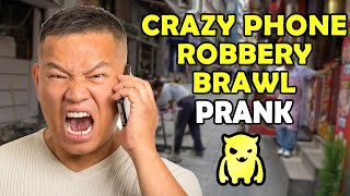 Crazy Phone Robbery Brawl - Ownage Pranks