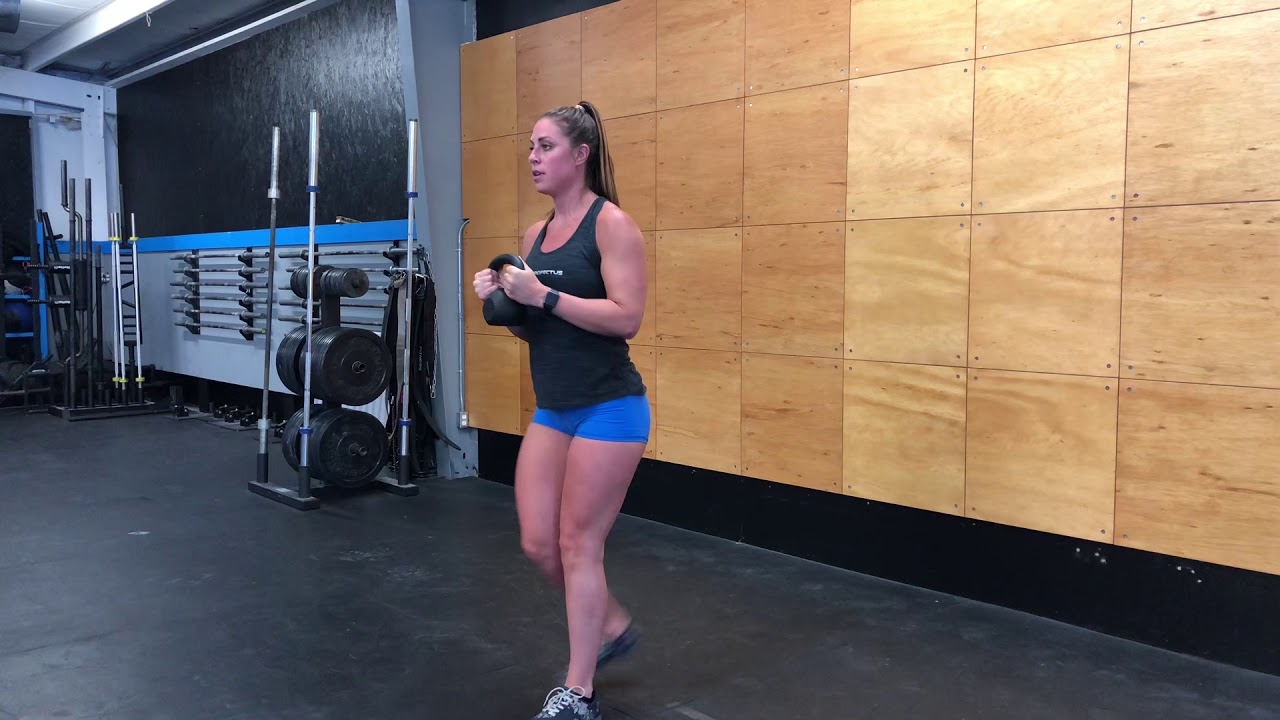Goblet Hold Reverse Lunge - YouTube