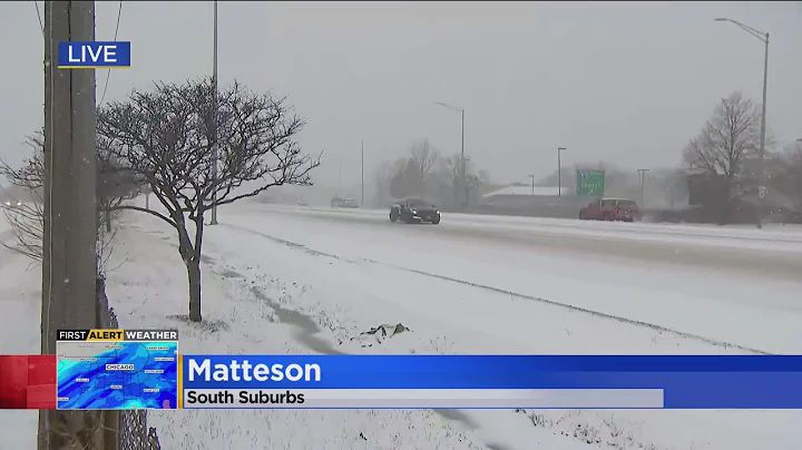 Winter Storm Makes For Dangerous Road Conditions In South Suburbs