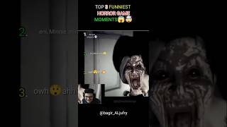 TOP 3 FUNNIEST HORROR GAME MOMENTS ( BRO NEVER PLAYING AGAIN)💀🤣