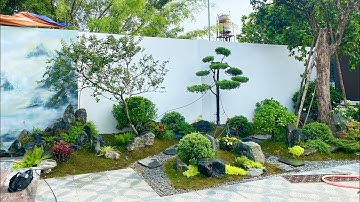 Thiết kế, thi công sân vườn biệt thự giá rẻ ở Hồ Chí Minh, Đồng Nai 0944353629 #sanvuonbietthu