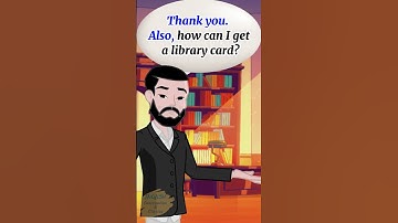 How to get books from the library? 📚 How to get a library card? ⚪️ #english