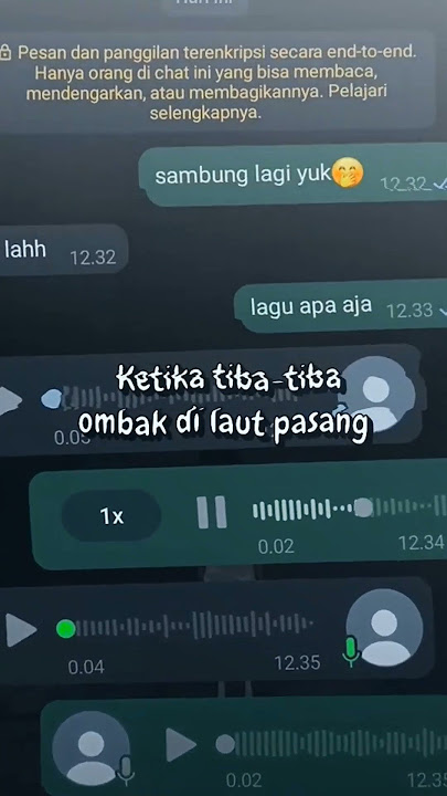 PRESET SUARA VN RINDU AKU RINDU KAMU JADI SATU KETIKA TIBA TIBA OMBAK DI LAUT PASANG VIRAL TIKTOK