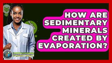 How Are Sedimentary Minerals Created By Evaporation? - Earth Science Answers