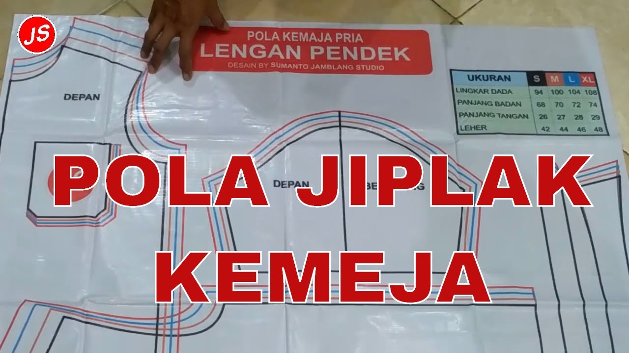 Pola Dasar Kemeja Pria Lengan  Pendek  Kumpulan Model Kemeja