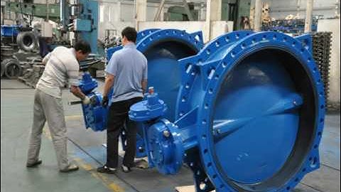 Flange concentric Butterfly Valve with electric actuatro