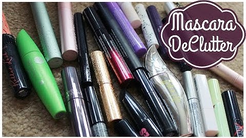 Mascara & Brow Products Declutter! Makeup DeClutter 2016