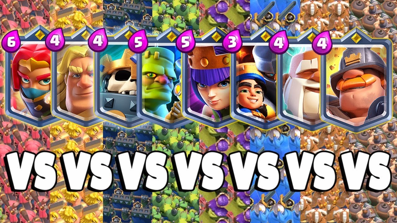 WHO IS THE BEST CHAMPION? Clash Royale Olympics