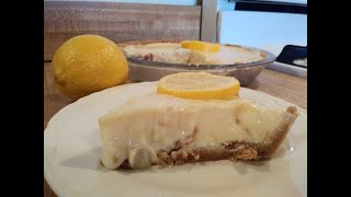 Easy No Bake Lemon Pie ‍