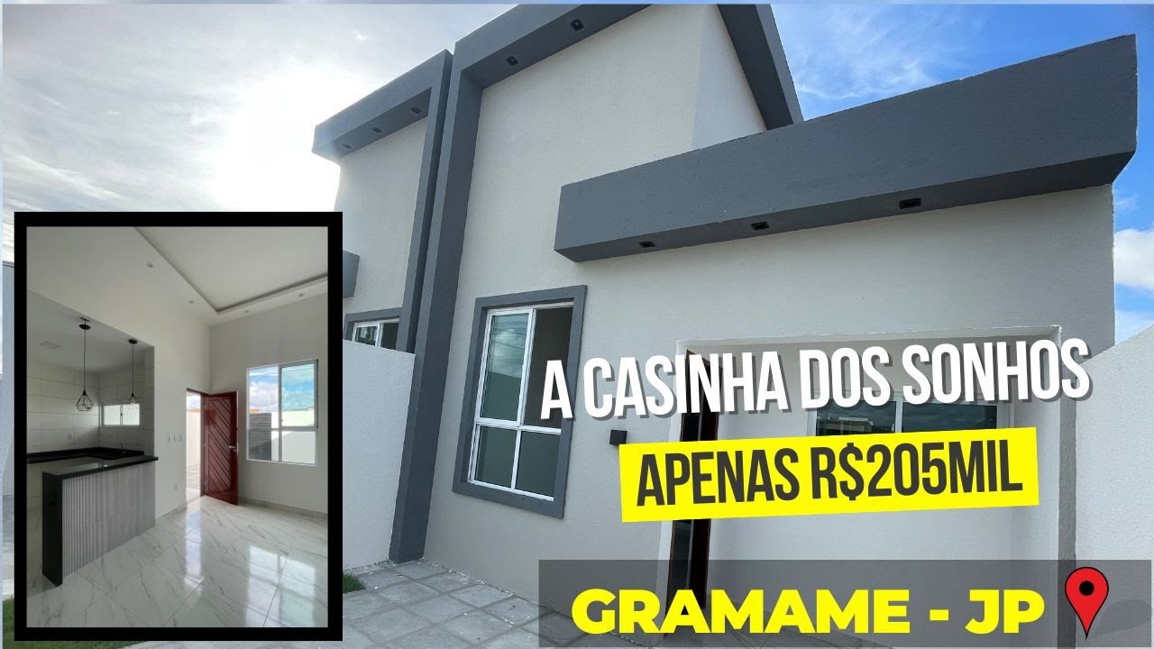 🛑VENDIDA - Apenas R$205mil - Casinha linda em João Pessoa - #PARAÍBA