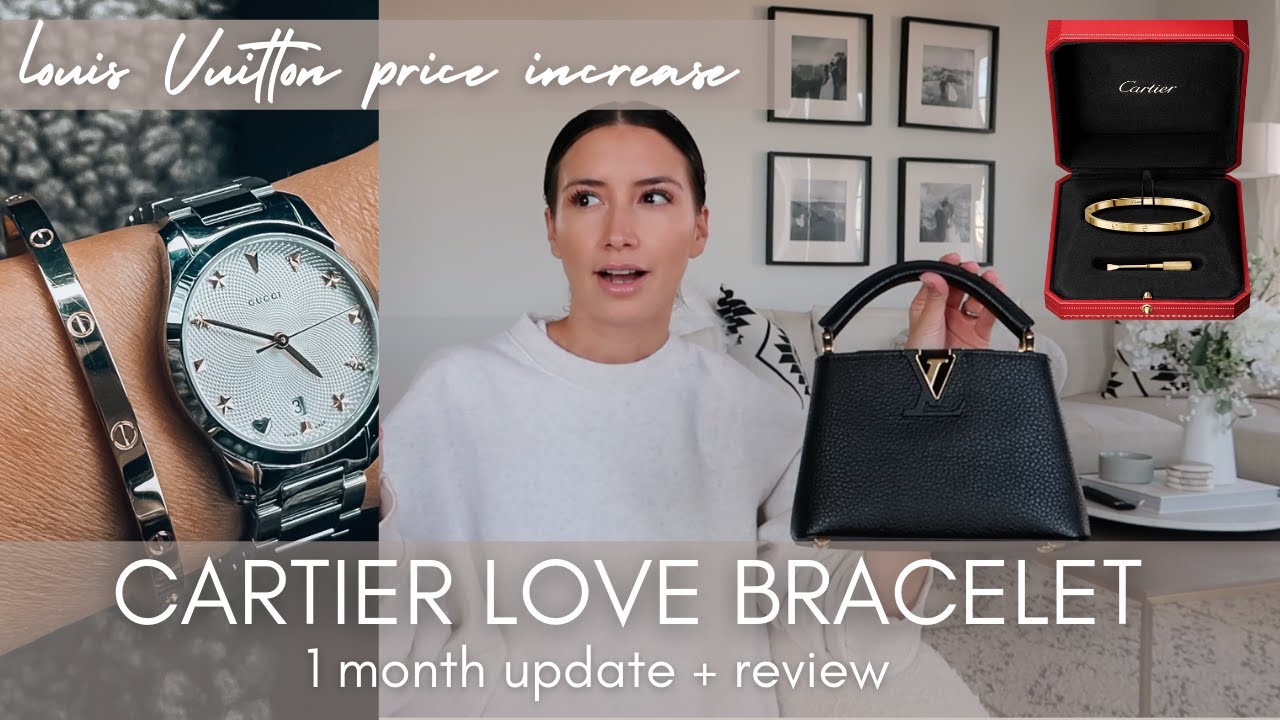 Cartier Love Bracelet Update + LV price increase 