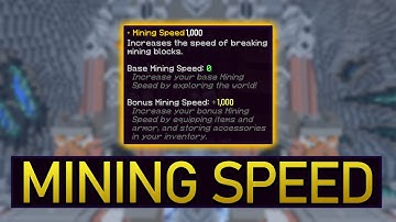 MINING SPEED Guide & Tips! Get Fast Mining Speed in Hypixel Skyblock