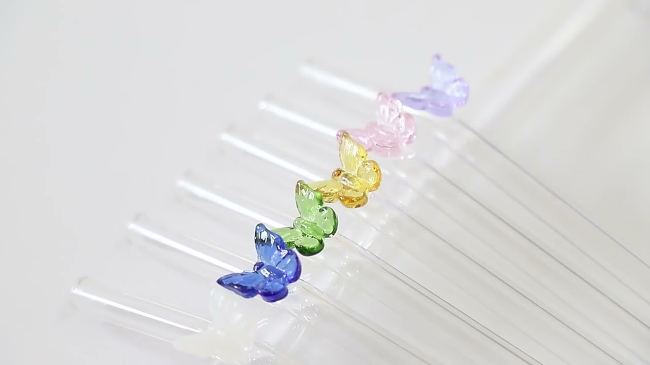 Customizable Glass Straws – Stylish, Eco-Friendly, & Perfect for Parties & Restaurants
