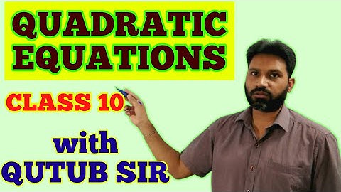 Quadratic equations class 10 mathematics for cbse and icse board exams #quadraticequation