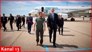 Zelenskiy arrives in Spain: King Felipe VI welcomed the president in airport