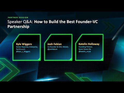 Speaker q&a: how to build the best founder-vc partnership
