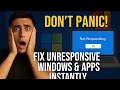 Don't Panic! Fix Unresponsive Windows & Apps Instantly
