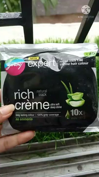 Godrej New expert rich creme hair colour with demo | Godrej hair colour #shorts