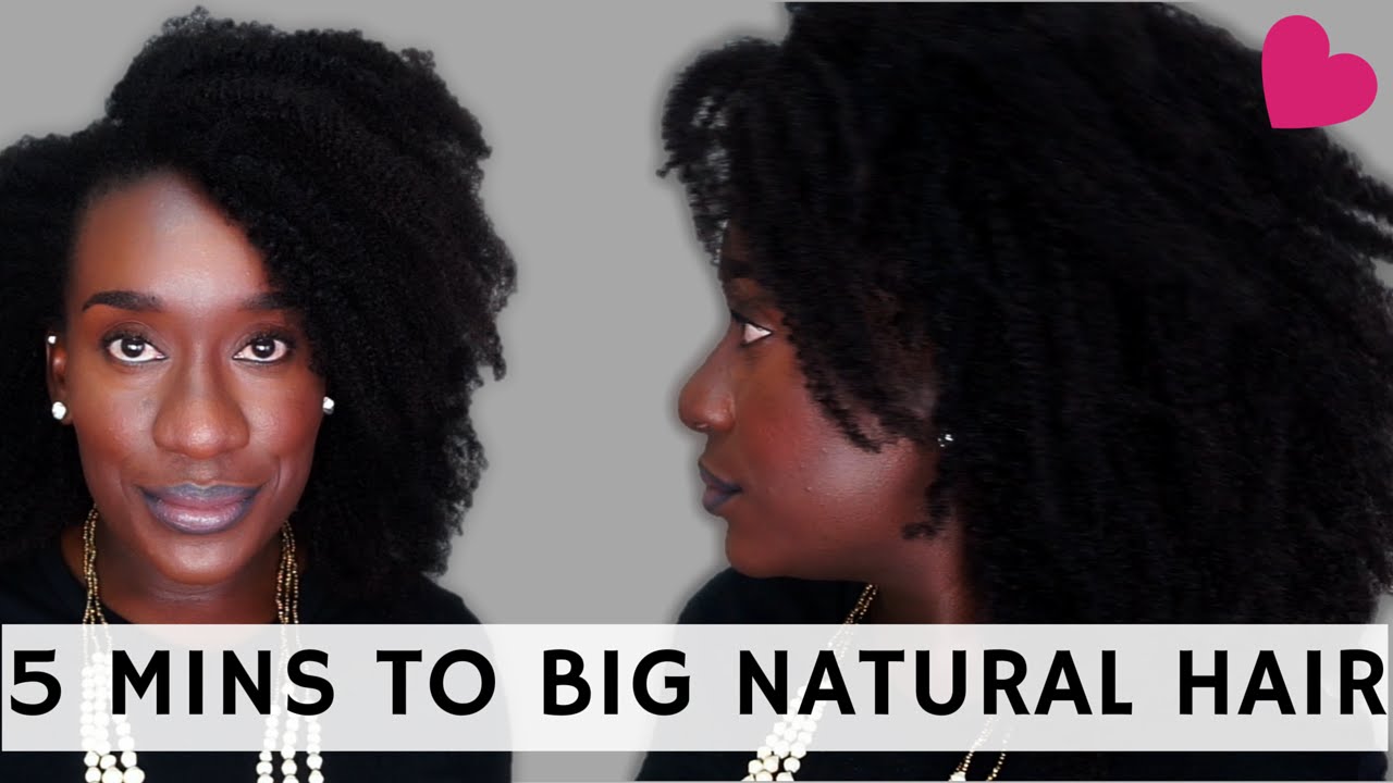 Easy Tip To Make A Natural Hair Twist Out Bigger