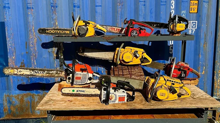 Killer Vintage Chainsaw Haul!-Stihl 038, 011-McCulloch 10-10, 1-41 Mac130 -Homelite Super XL, Super2